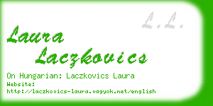 laura laczkovics business card